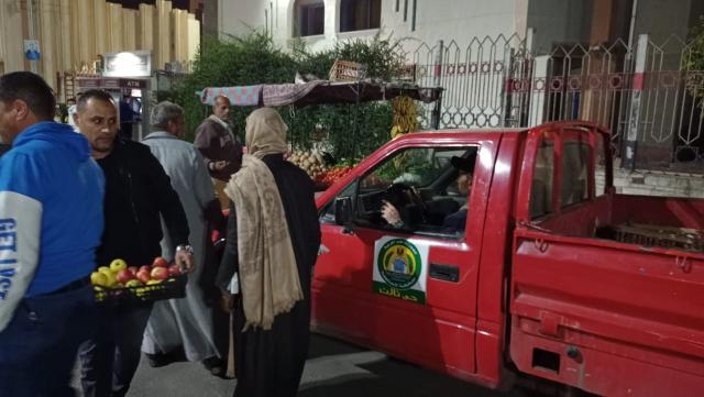 حملة ليليلة ضد الباعة الجائلين بحي ثالث في الإسماعيلية