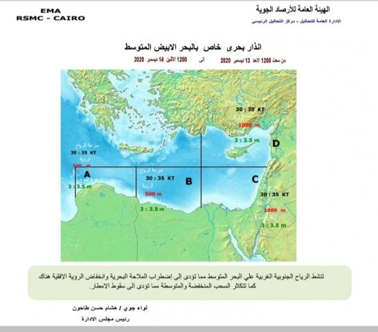 انذار الأرصاد