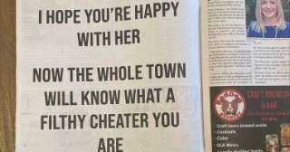امرأة تنشر إعلانا على صفحة كاملة لصحيفة أسترالية انتقاما من شريكها