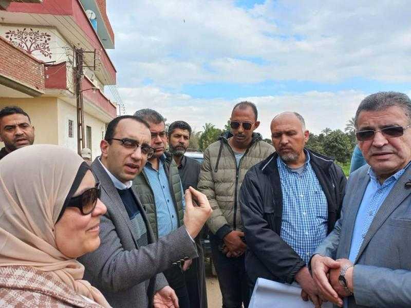 النائب سامى سليم يرافق نائب المحافظ لتفقد عدد من مشروعات فايد