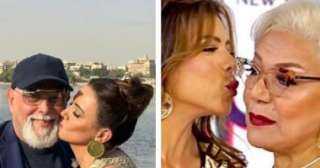 ريهام عبد الغفور وناهد السباعى.. نفس الوجع والحزن على فراق الحبايب