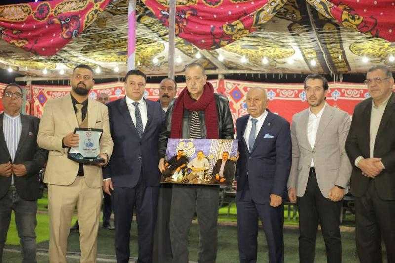 البعلى يشهد تكريم اسم وليد شعيب فى  نهائي دوري مستقبل وطن بأبو صوير