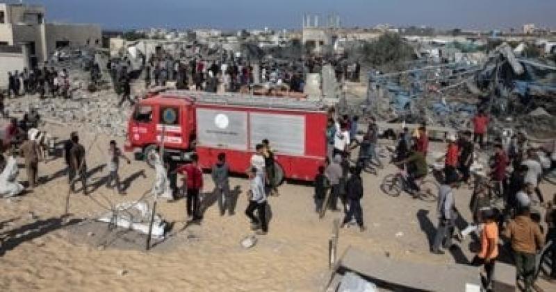 غارة جديدة وسط مدينة خان يونس