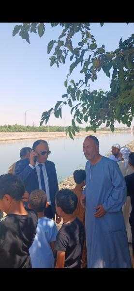 بالصور النائب احمد دندش يتفقد بدء انشاء كوبري مشاة بابوعساكر