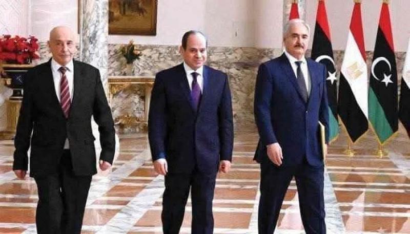 حفتر وعقيله في العلمين واستقرار ليبيا