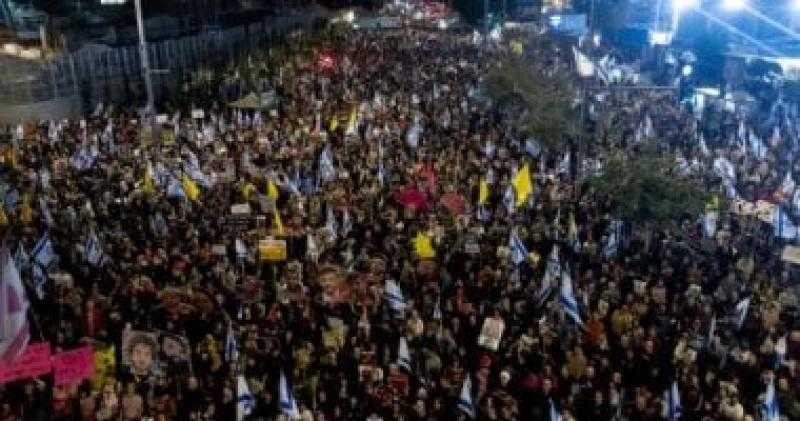 تل أبيب تنتفض.. مظاهرات حاشدة تطالب برحيل بنيامين نتنياهو