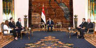 المفاوضين مع السيسي قبل الاجتماع