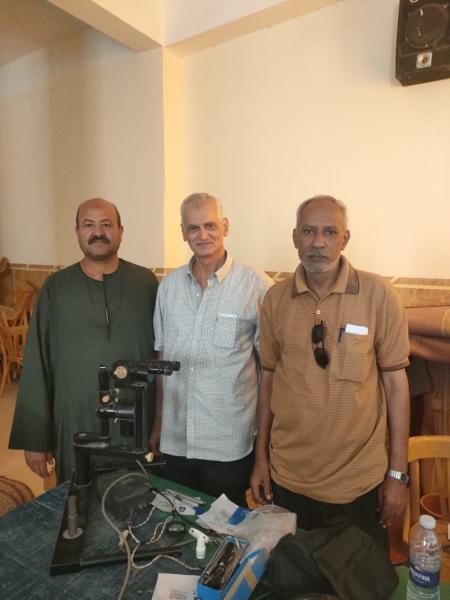 الحمد لله رب العالمين القافلة الطبية المجانية للعيون