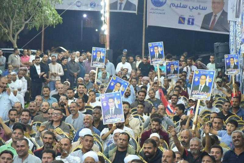 سيد عبد الجليل ومظاهرة حـب شعبية  في مؤتمر جماهيري