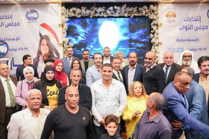 موسى خالد يتلقى تأيد اهالى حى ثان الإسماعيلية