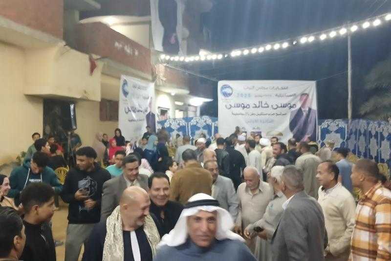 بالصور :موسى خالد فى ضيافة اهالى جبل مريم بمركز الاسماعيليه