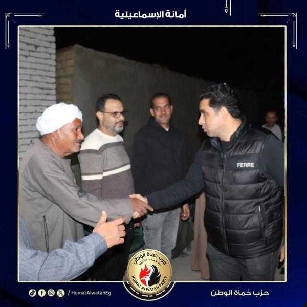 شيحة يلتقى اهالى عزبة عزت بمركز الاسماعيليه