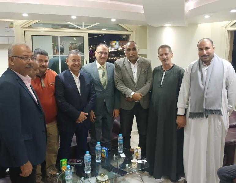 د.دندش فى زيارة دعم ل ”موسى خالد” بمقره الانتخابى