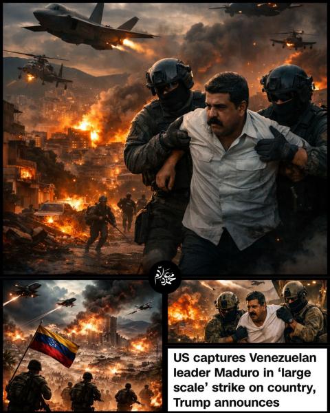 خطف الرئيس الفنزويلي أمام العالم كله 