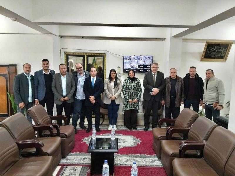 نائبا الدائرة الثالثة فى مجلس مدينة التل الكبير لبحث سبل التعاون الخدمي