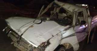 إصابة 16 شخصًا فى انقلاب ربع نقل بطريق العلاقى بأسوان