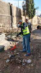 حى ثان الإسماعيلية يقوم بحملة نظافة مكبرة بمقابر الشهداء