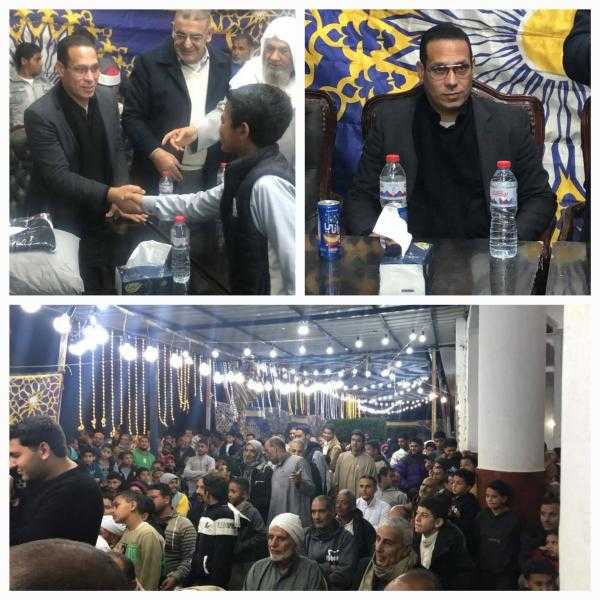 النائب سيد عبد الجليل يشارك فى حفل  تكريم حفظة كتاب الله بقرية ”كسفريت