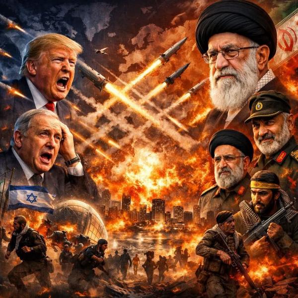 إيران وحزب الله والحوثيين يضربوا إسرائيل 