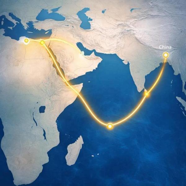 طريق تجارى بين مصر و ليبيا و اوربا بديل لمضيق هرمز 