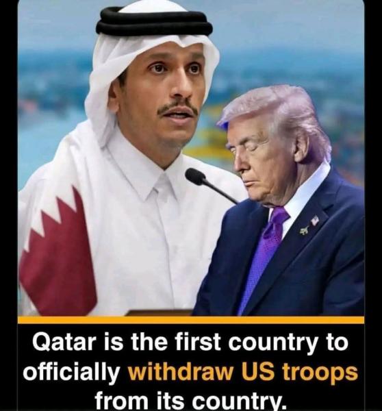 قطر تتمنى ان تحذو الدولة العربية لطرد القوات الأمريكية 