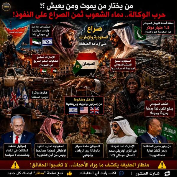 شعب السودان يموت بسبب حرب الوكالة 