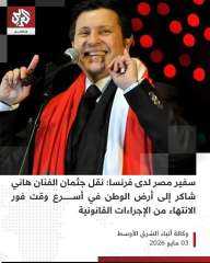 وفاه الفنان هانى شاكر في فرنسا