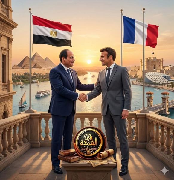 شراكه استراتيجية مع فرنسا لخدمة البلدين 