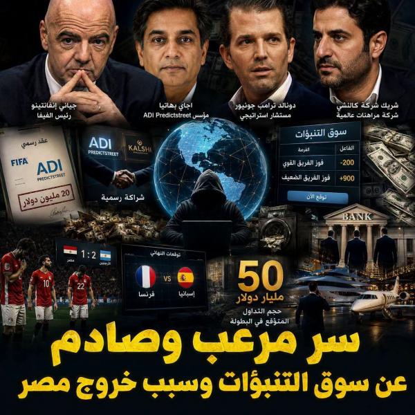الفيفا وابن ترامب وغسيل الأموال المشبوهة 