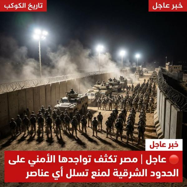 مصر تؤكد أن حدودها خط احمر لكل من تسول له نفسه 
