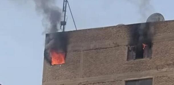 السيطرة على حريق شقة سكنية فى منطقة الدرب الأحمر