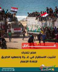 مصر تتحرك لتثبيت اعمار غزه لأهل فلسطين