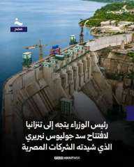 رئيس الوزراء يتوجه لتنزانيا لافتتاح سد جوليوس