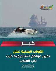 القوات اليمنية تحرر مدن من الحوثيين قرب باب المندب