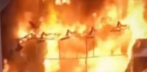 اندلاع حريق داخل مطعم شهير إثر انفجار أسطوانة بوتاجاز بحدائق القبة